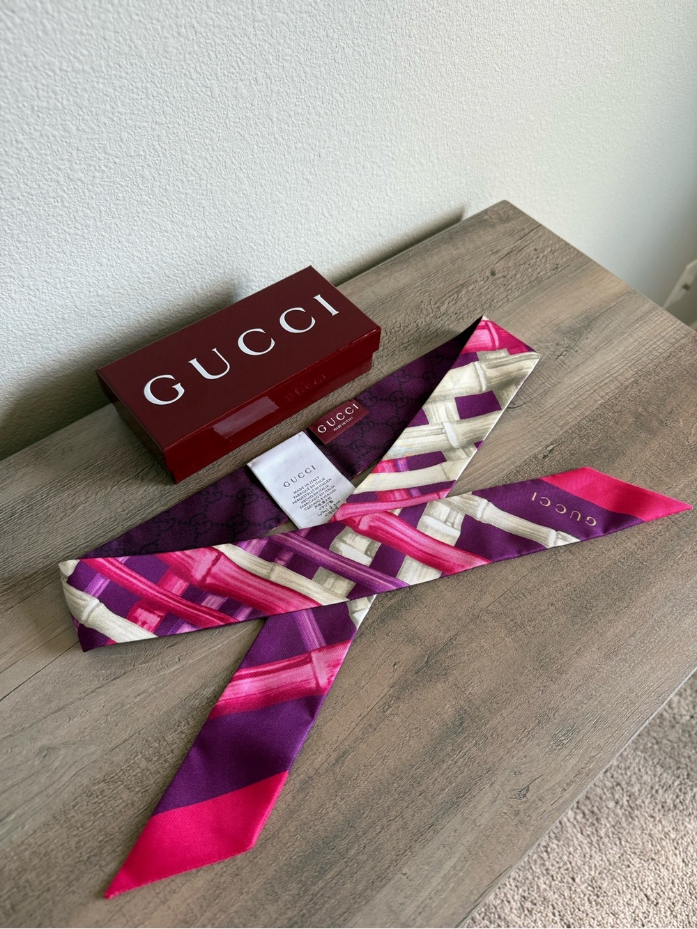 Gucci Silk Twill Ribbon